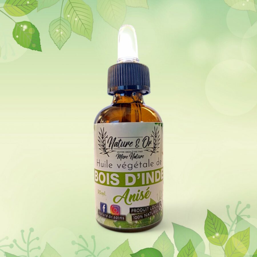 Huile végétale de Bois d'Inde Anisé