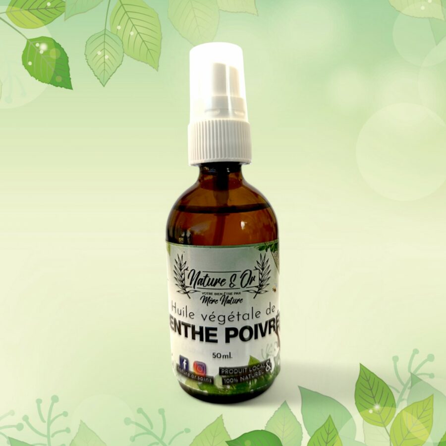 Huile végétale de Menthe Poivrée – Image 2