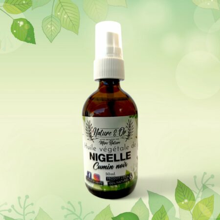 Huile végétale de Nigelle (Cumin noir) BIO